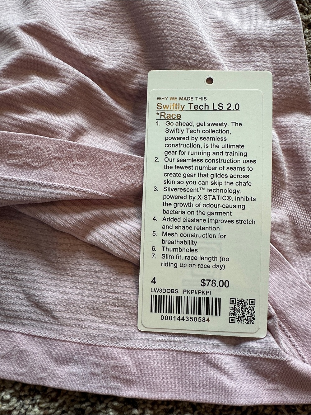 Lululemon Swiftly Long Sleeve - Picture 3 of 7